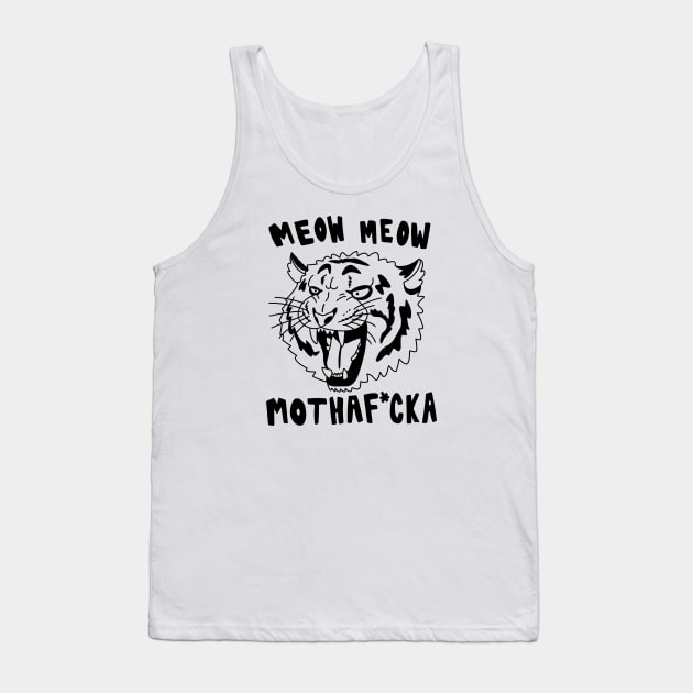 Meow meow Tank Top by hooey